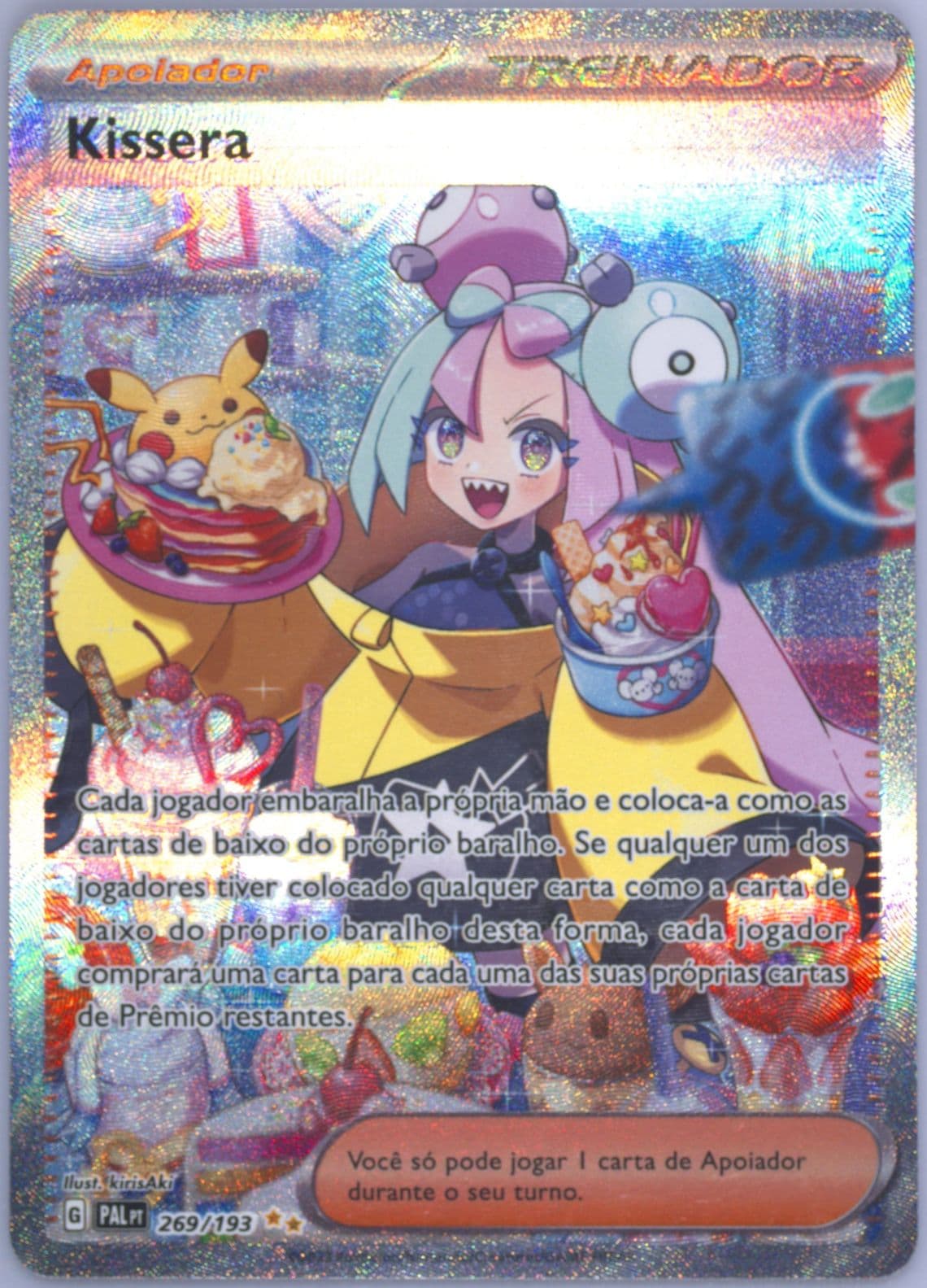 Iono Special Illustration Rare (269) 2023 Pokemon Portuguese Pal PT-Paldea Evolved