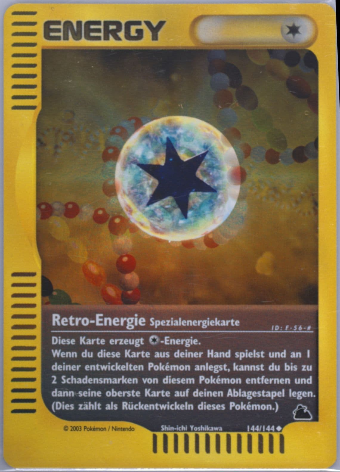 Retro-Energie-Reverse Foil German (144) 2003 Pokemon Skyridge