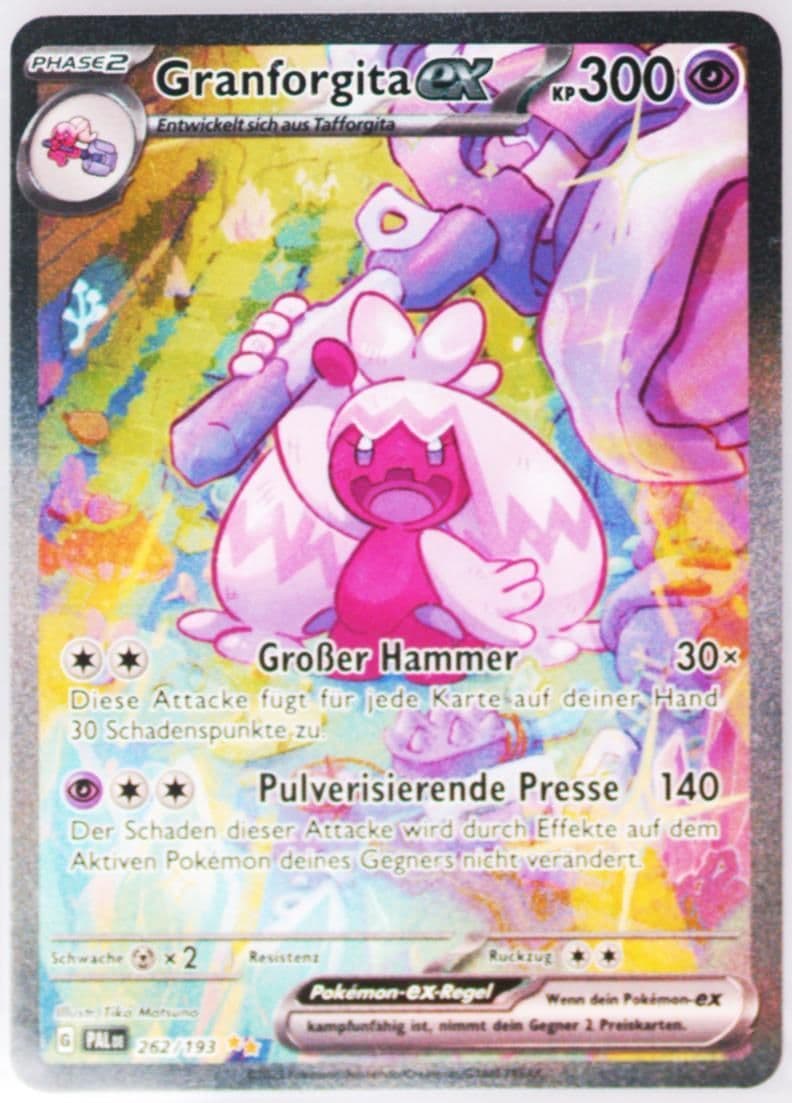 Tinkaton EX Special Illustration Rare (262) 2023 Pokemon German Pal de-Paldea Evolved