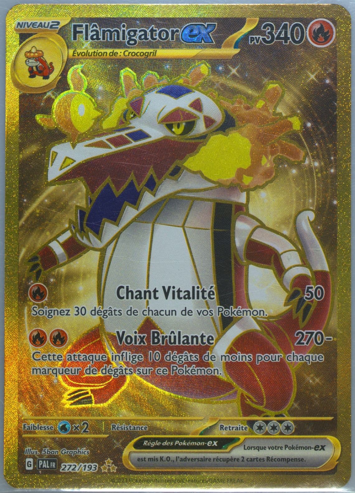 Skeledirge EX Hyper Rare (272) 2023 Pokemon French Pal FR-Paldea Evolved