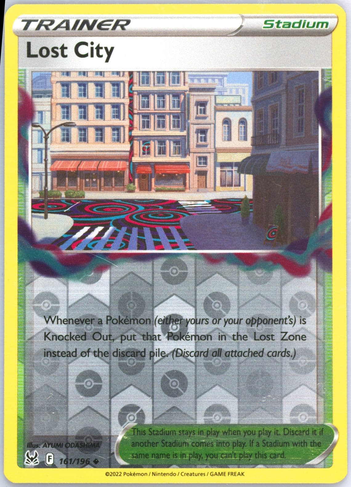 Lost City-Reverse Foil (161) 2022 Pokemon Sword & Shield Lost Origin