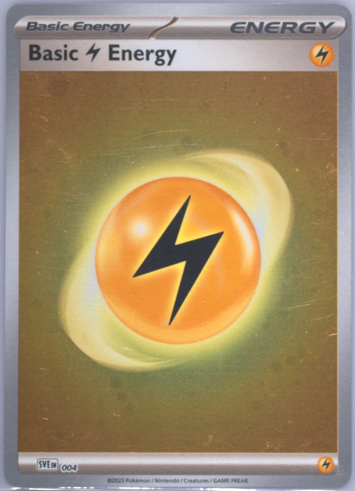 Basic Lightning Energy Cosmos Holo (004) 2023 Pokemon Sve EN-Basic Energies