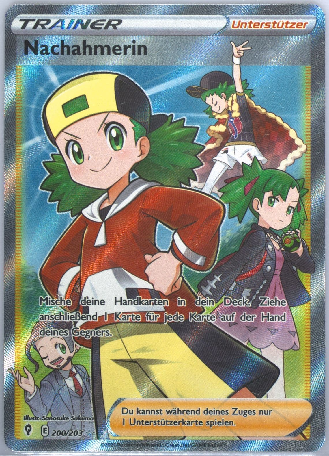 Full Art/Nachahmerin German (200) 2021 Pokemon Sword & Shield Evolving Skies