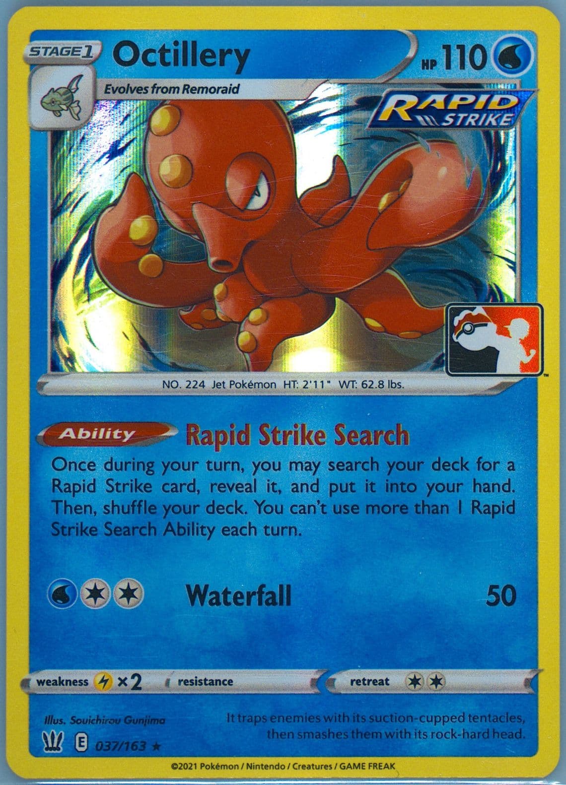 Octillery-Holo (037) 2023 Pokemon Play! Pokemon Prize Pack: Series 2