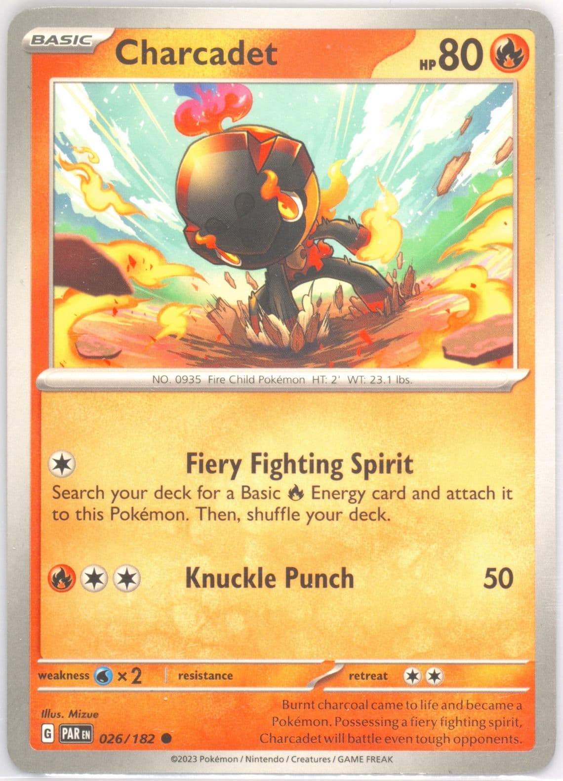 Charcadet (026) 2023 Pokemon Par EN-Paradox Rift