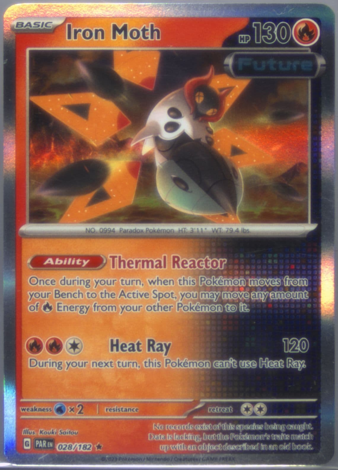 Iron Moth (028) 2023 Pokemon Par EN-Paradox Rift