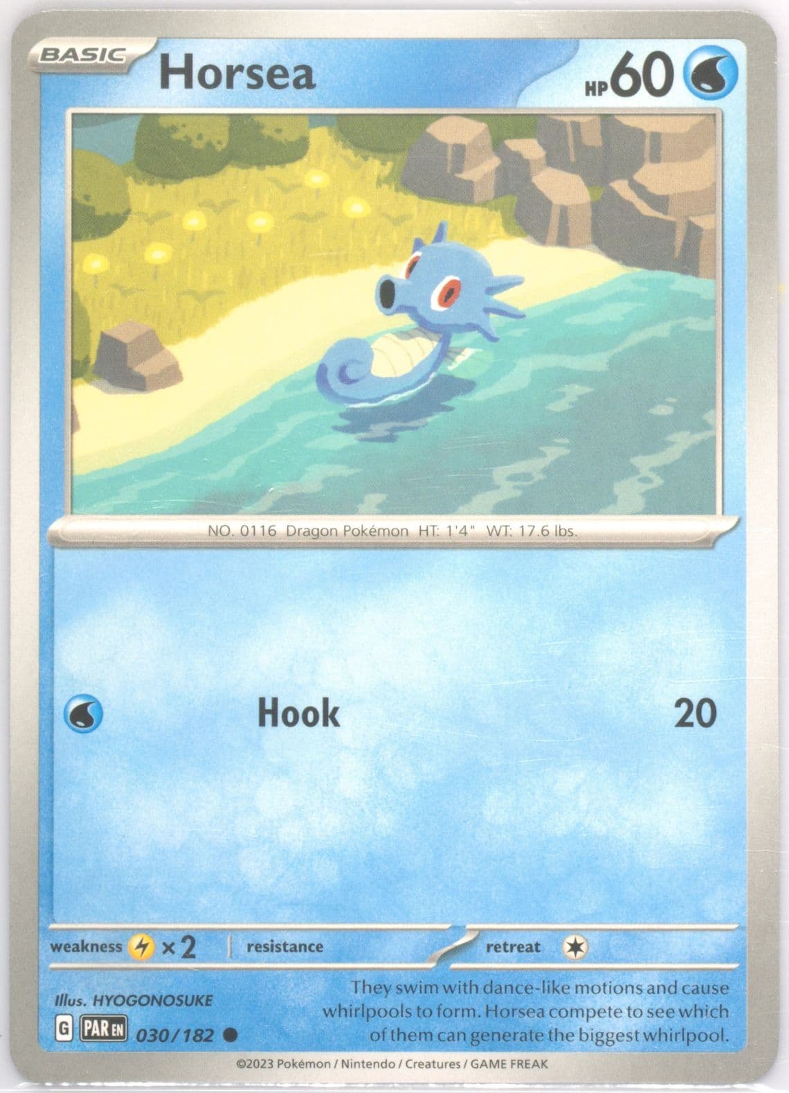 Horsea (030) 2023 Pokemon Par EN-Paradox Rift