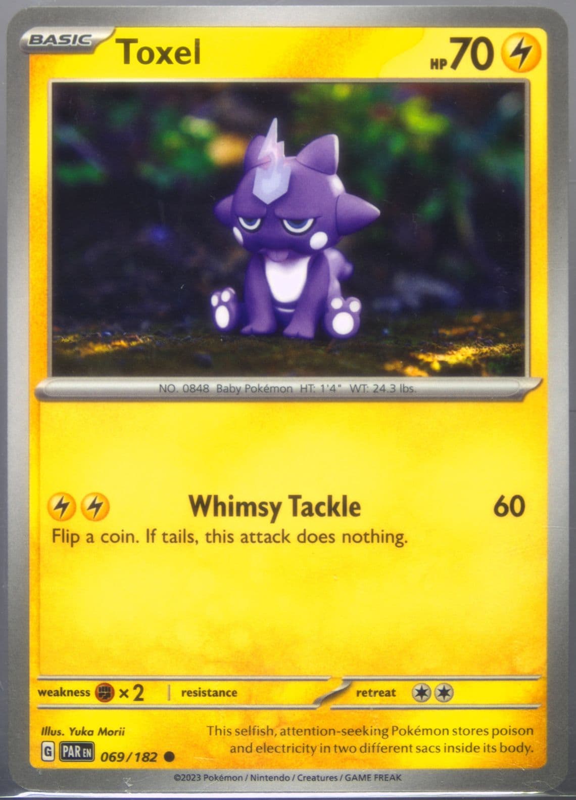 Toxel (069) 2023 Pokemon Par EN-Paradox Rift