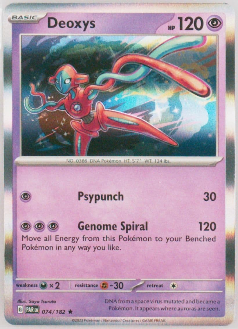 Deoxys (074) 2023 Pokemon Par EN-Paradox Rift