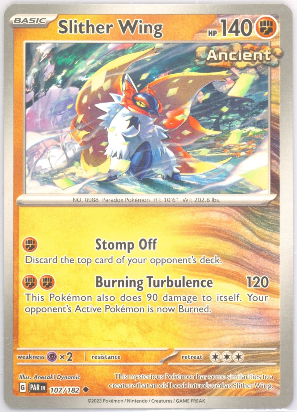 Slither Wing (107) 2023 Pokemon Par EN-Paradox Rift