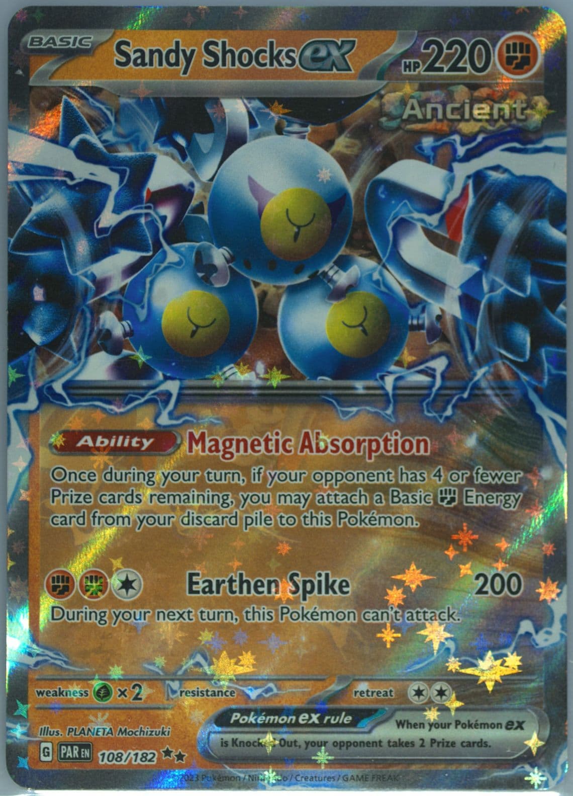 Sandy Shocks EX (108) 2023 Pokemon Par EN-Paradox Rift