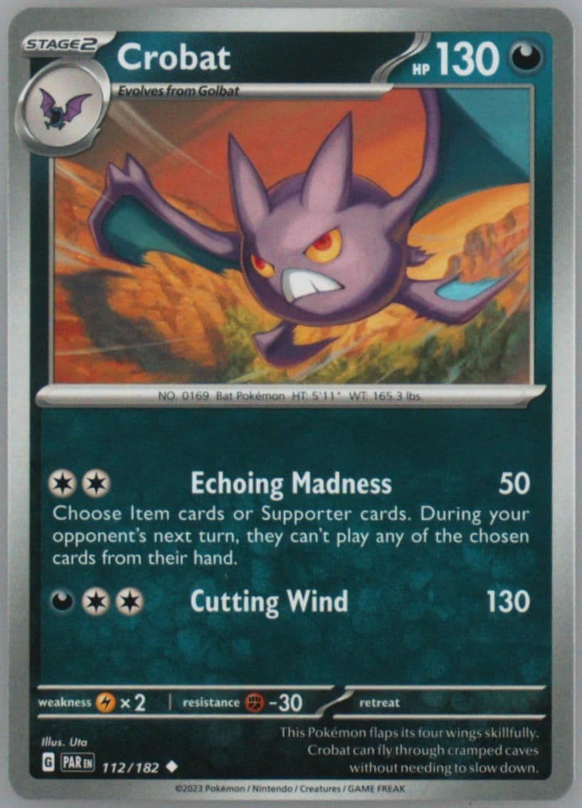 Crobat (112) 2023 Pokemon Par EN-Paradox Rift