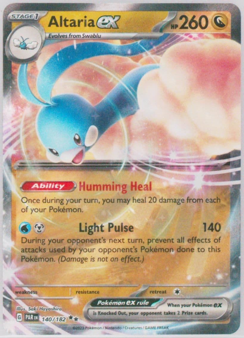 Altaria EX (140) 2023 Pokemon Par EN-Paradox Rift