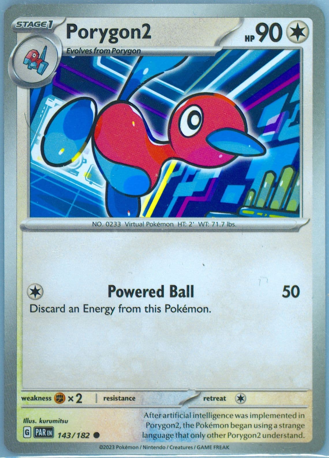 PORYGON2 (143) 2023 Pokemon Par EN-Paradox Rift