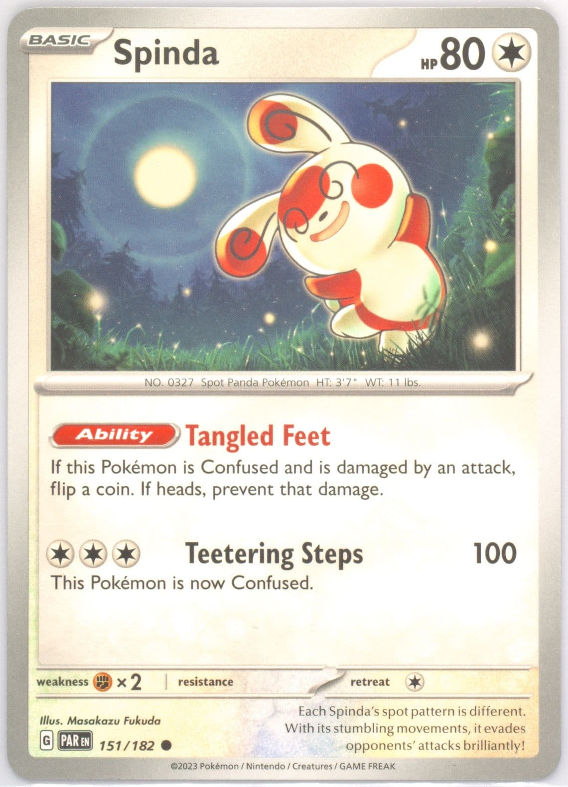 Spinda (151) 2023 Pokemon Par EN-Paradox Rift