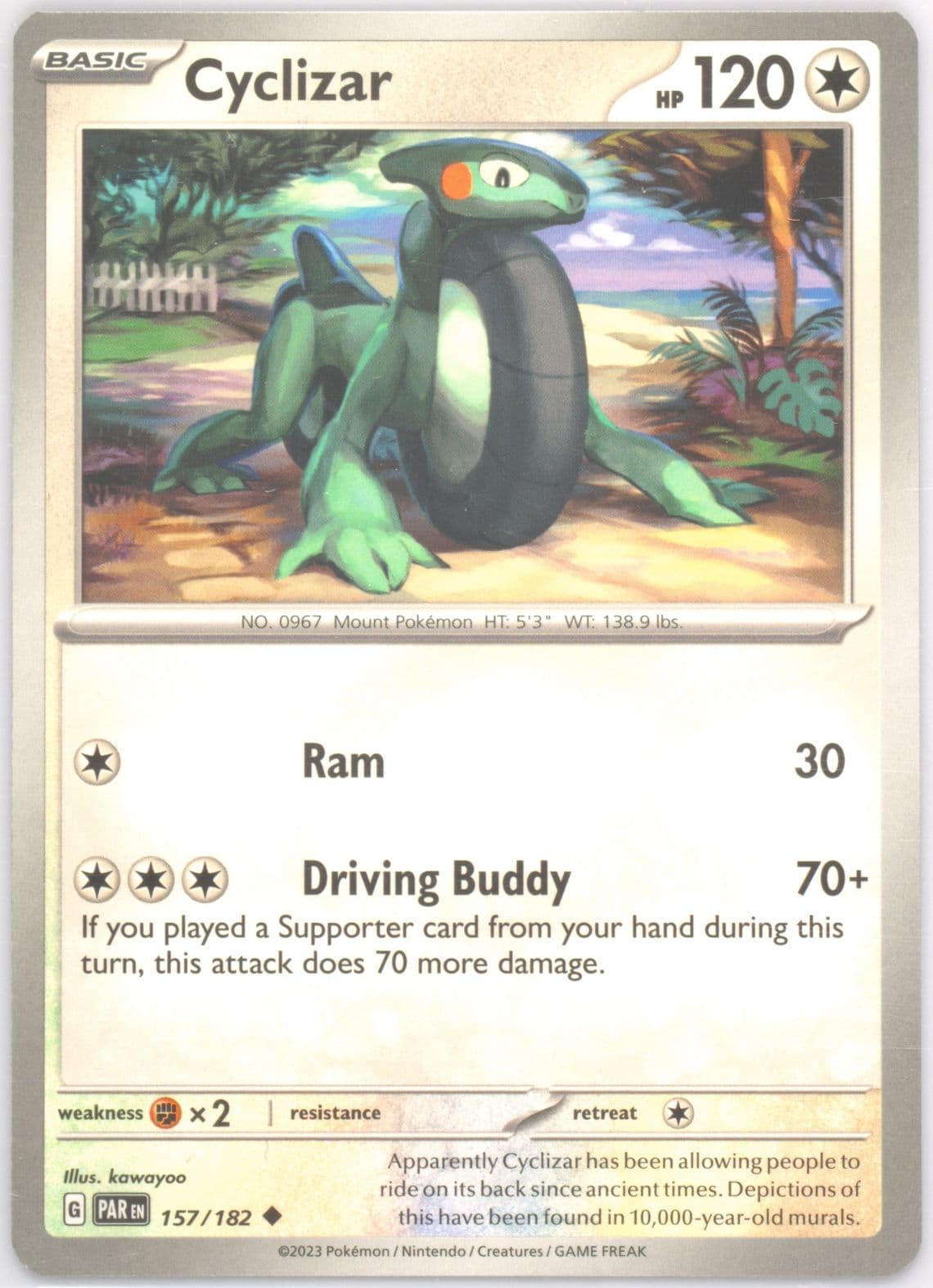 Cyclizar (157) 2023 Pokemon Par EN-Paradox Rift