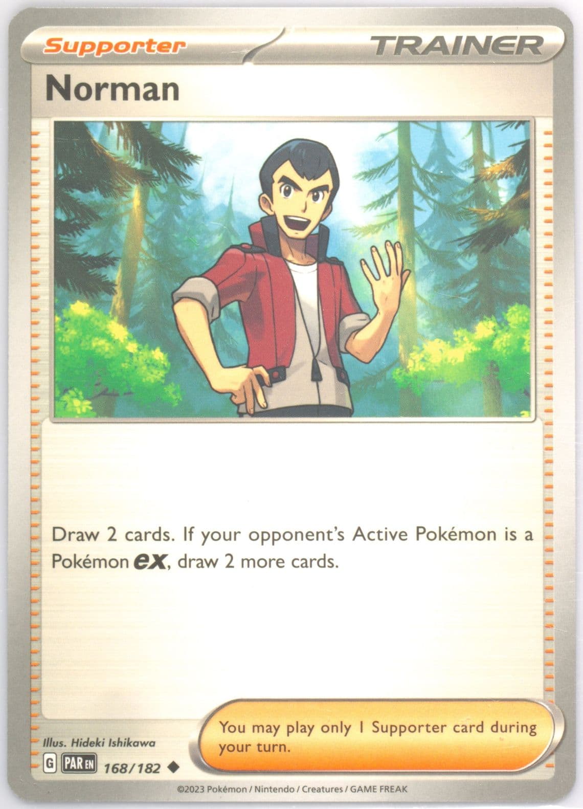 Norman (168) 2023 Pokemon Par EN-Paradox Rift