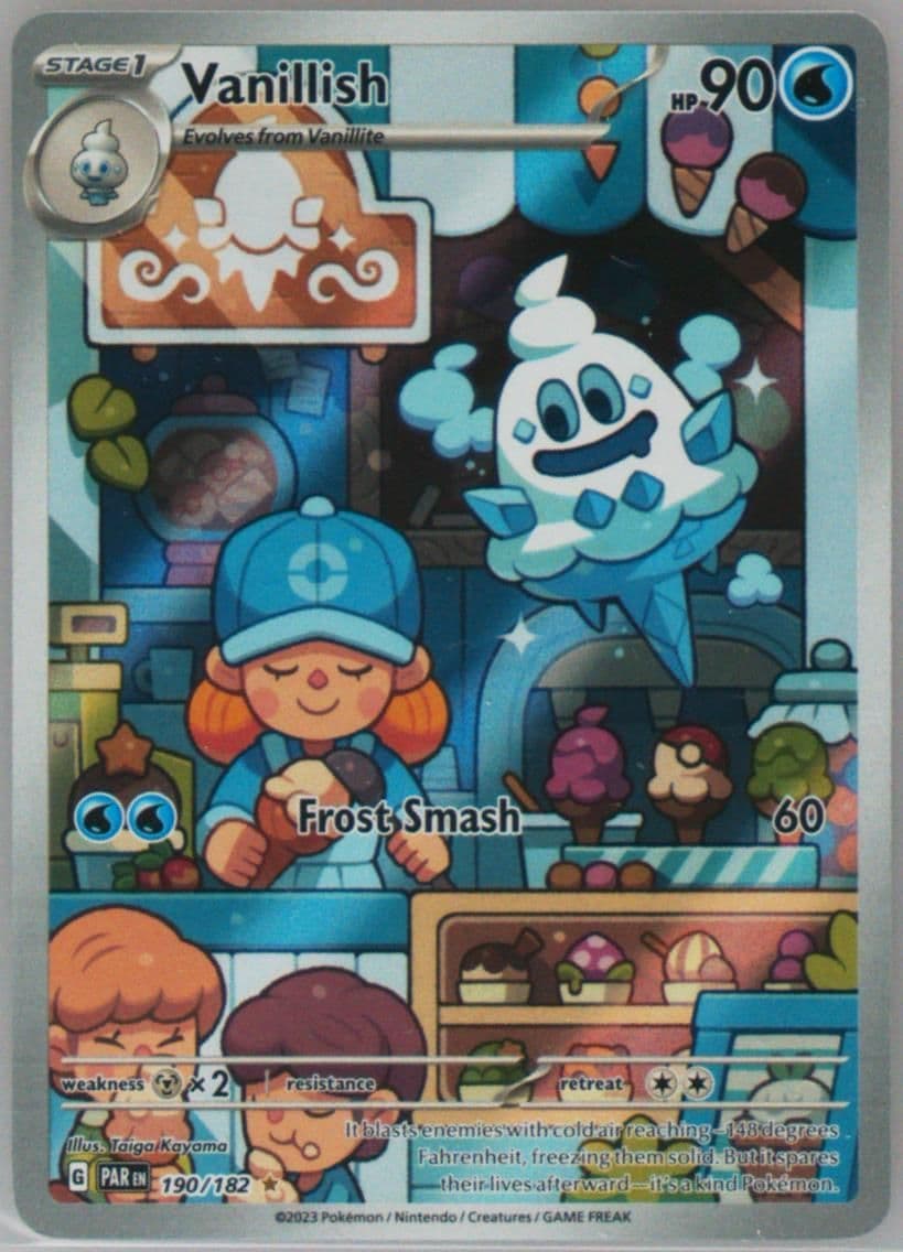 Vanillish Illustration Rare (190) 2023 Pokemon Par EN-Paradox Rift