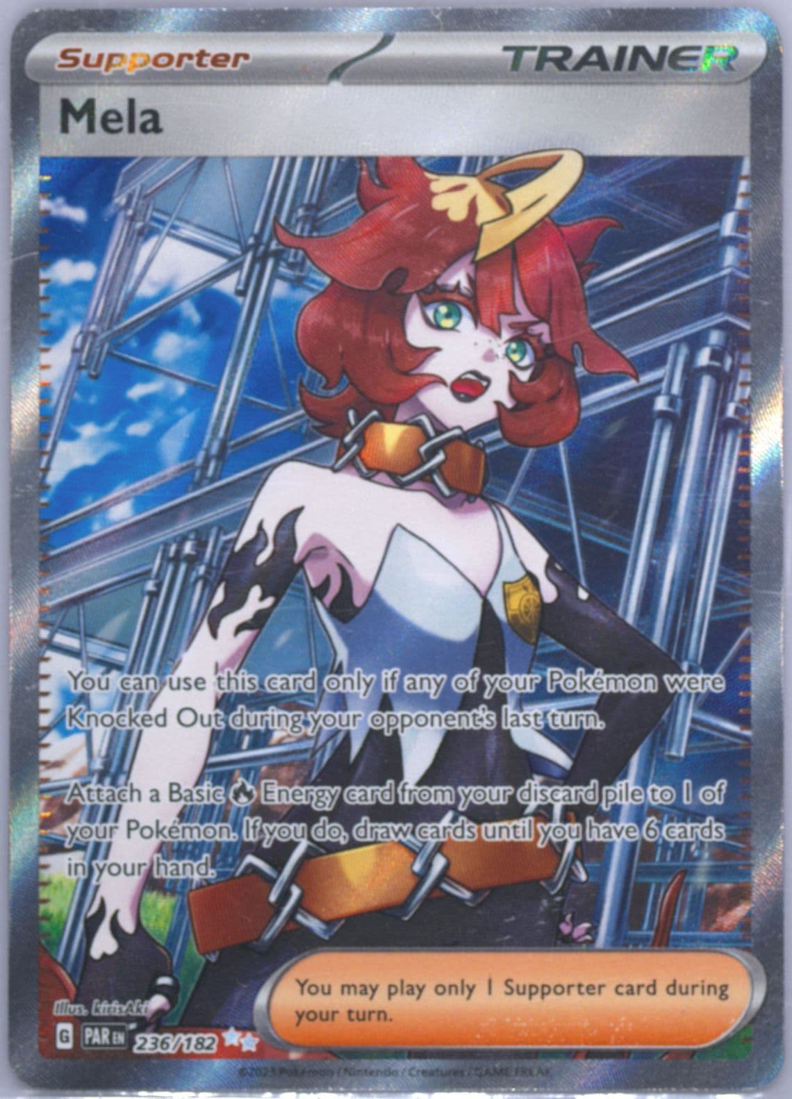 Mela Ultra Rare (236) 2023 Pokemon Par EN-Paradox Rift