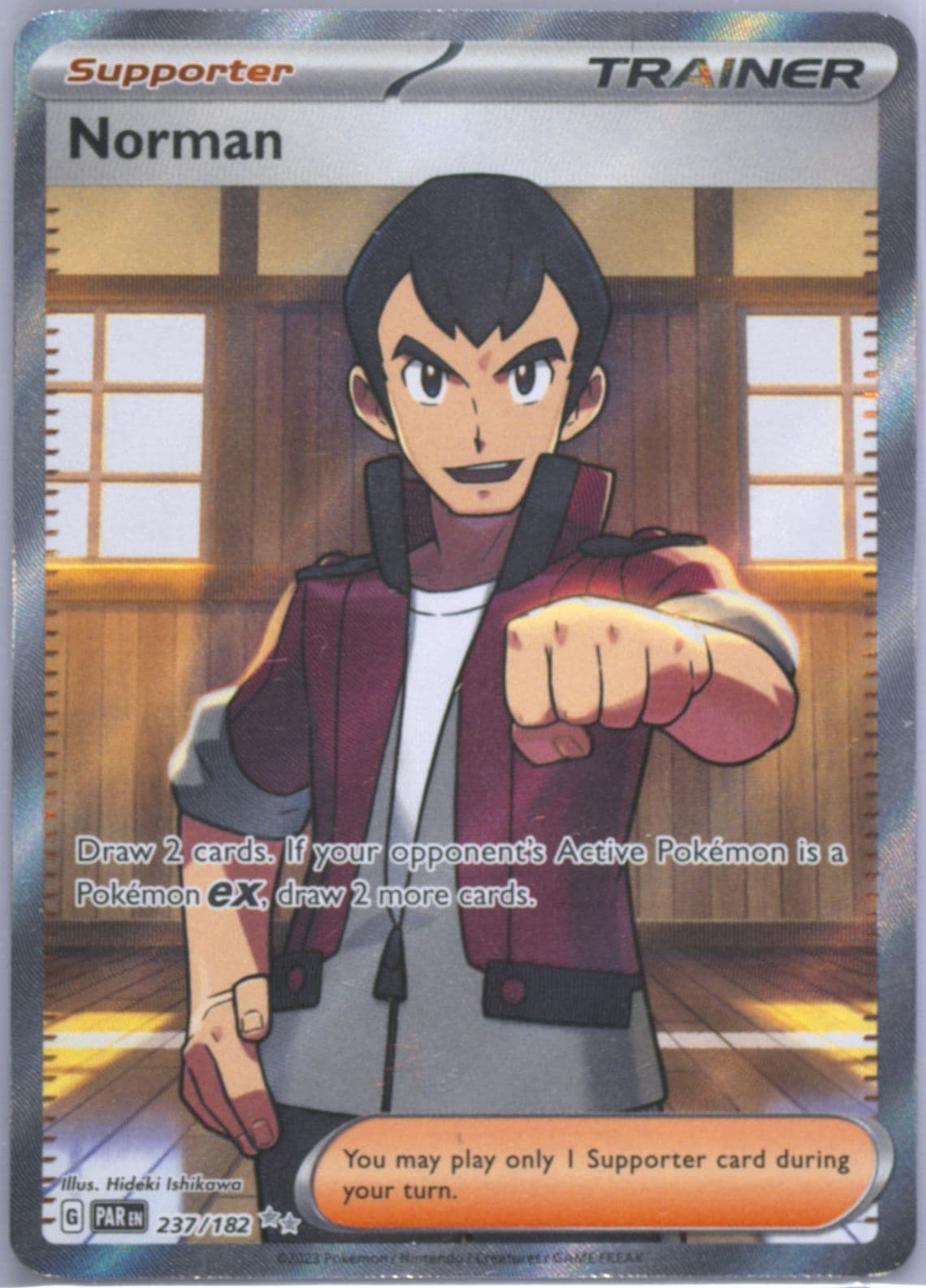 Norman Ultra Rare (237) 2023 Pokemon Par EN-Paradox Rift