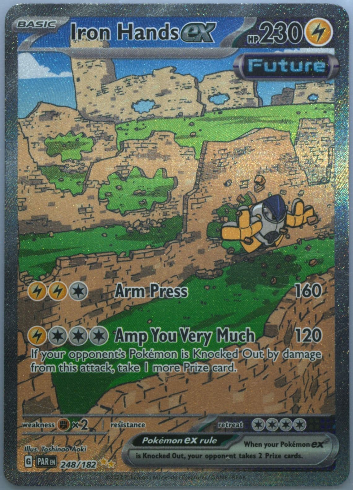 Iron Hands EX Special Illustration Rare (248) 2023 Pokemon Par EN-Paradox Rift