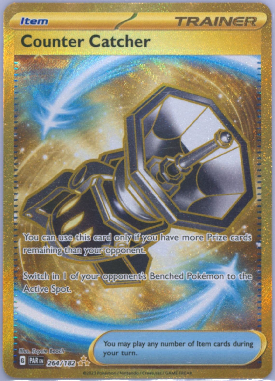 Counter Catcher Hyper Rare (264) 2023 Pokemon Par EN-Paradox Rift