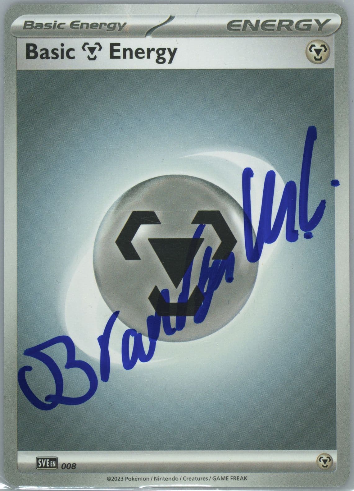 Basic Metal Energy (008) 2023 Pokemon Sve EN-Basic Energies