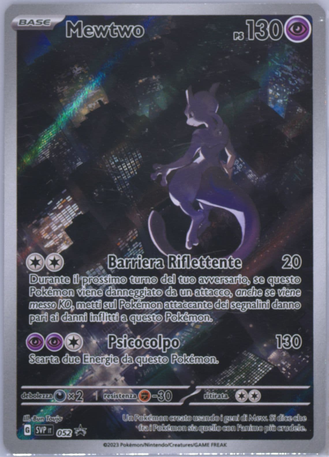 Mewtwo 151 Ultra-Premium Collection (052) 2023 Pokemon Italian Svp It-SV Black Star Promo