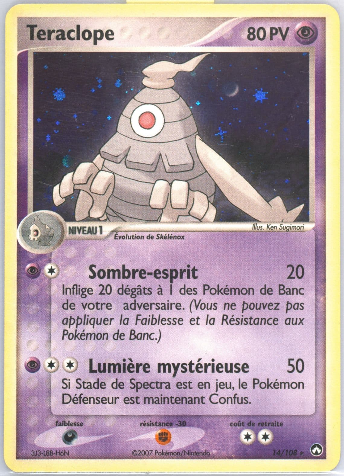 Teraclope-Holo Mind Game Theme Deck-French (14) 2007 Pokemon EX Power Keepers