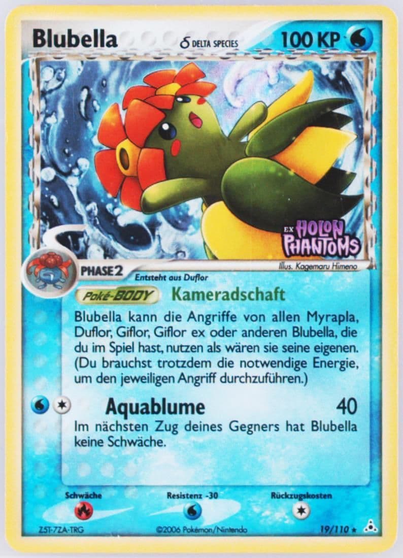Blubella-Reverse Foil German (19) 2006 Pokemon EX Holon Phantoms