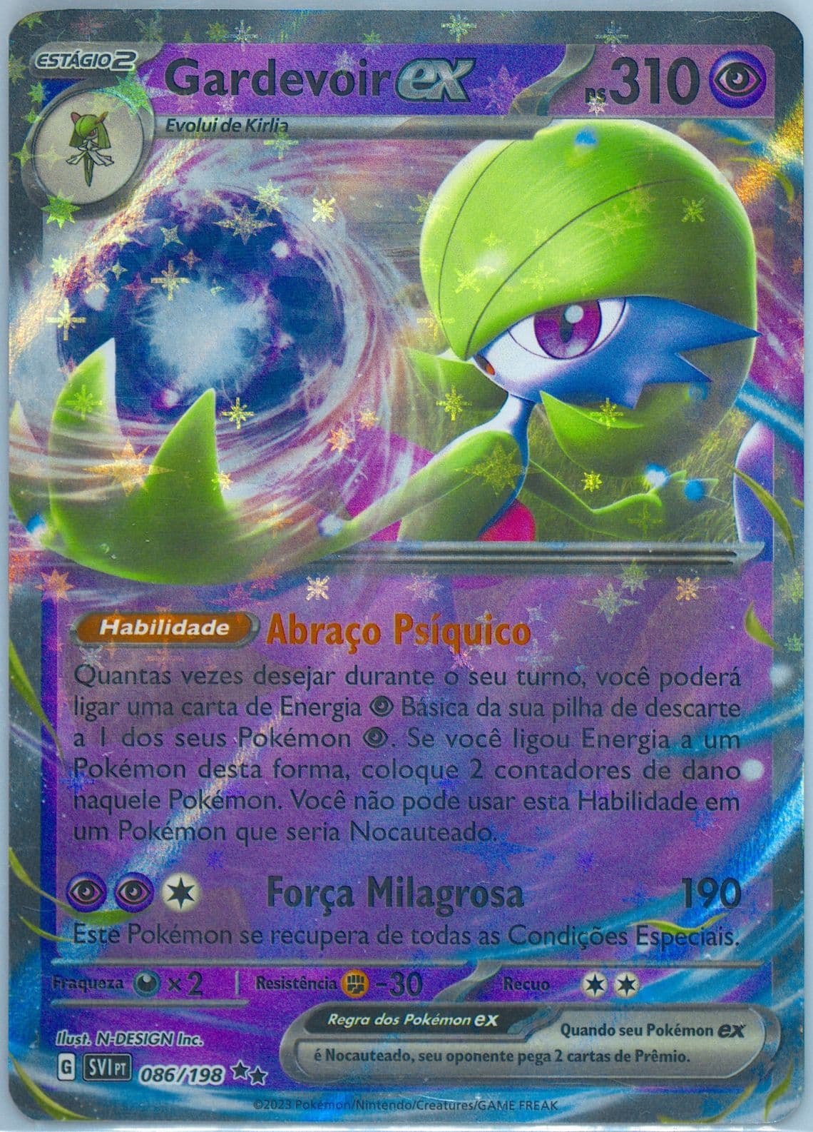 Gardevoir EX (086) 2023 Pokemon Portuguese Svi PT-Scarlet & Violet