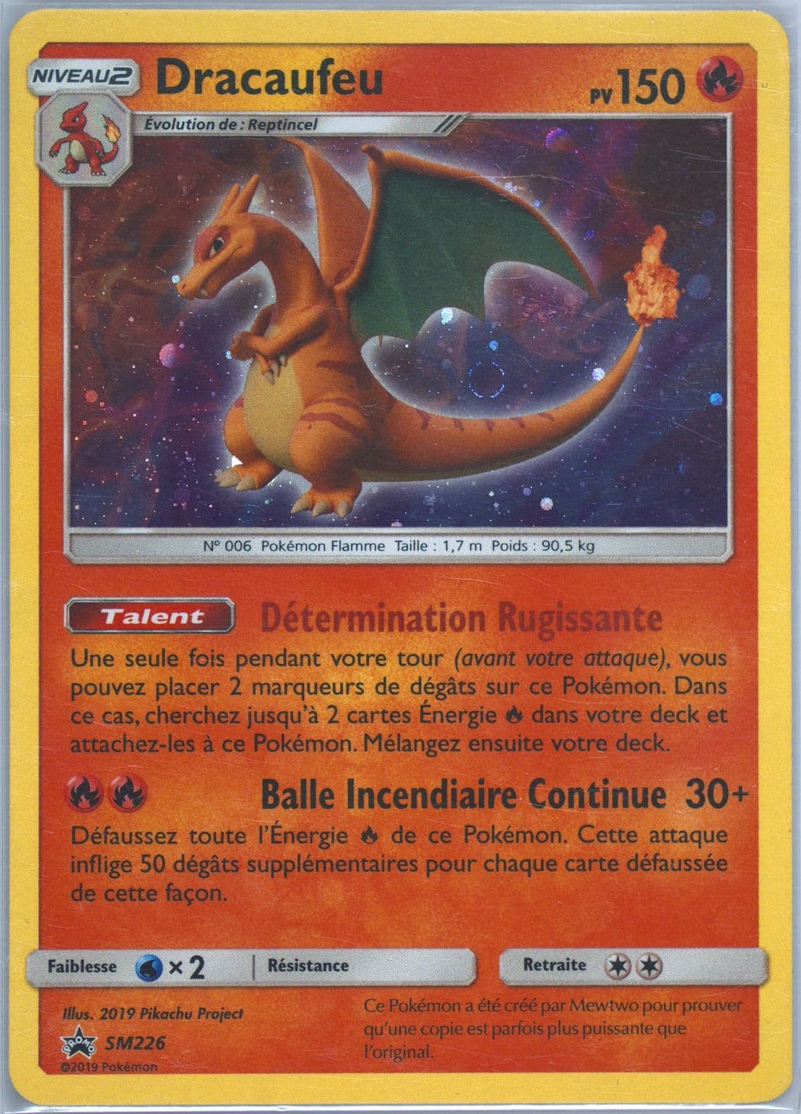 Dracaufeu-Holo Fall 2019 Collector Chest-French (SM226) 2019 Pokemon SM Black Star Promo