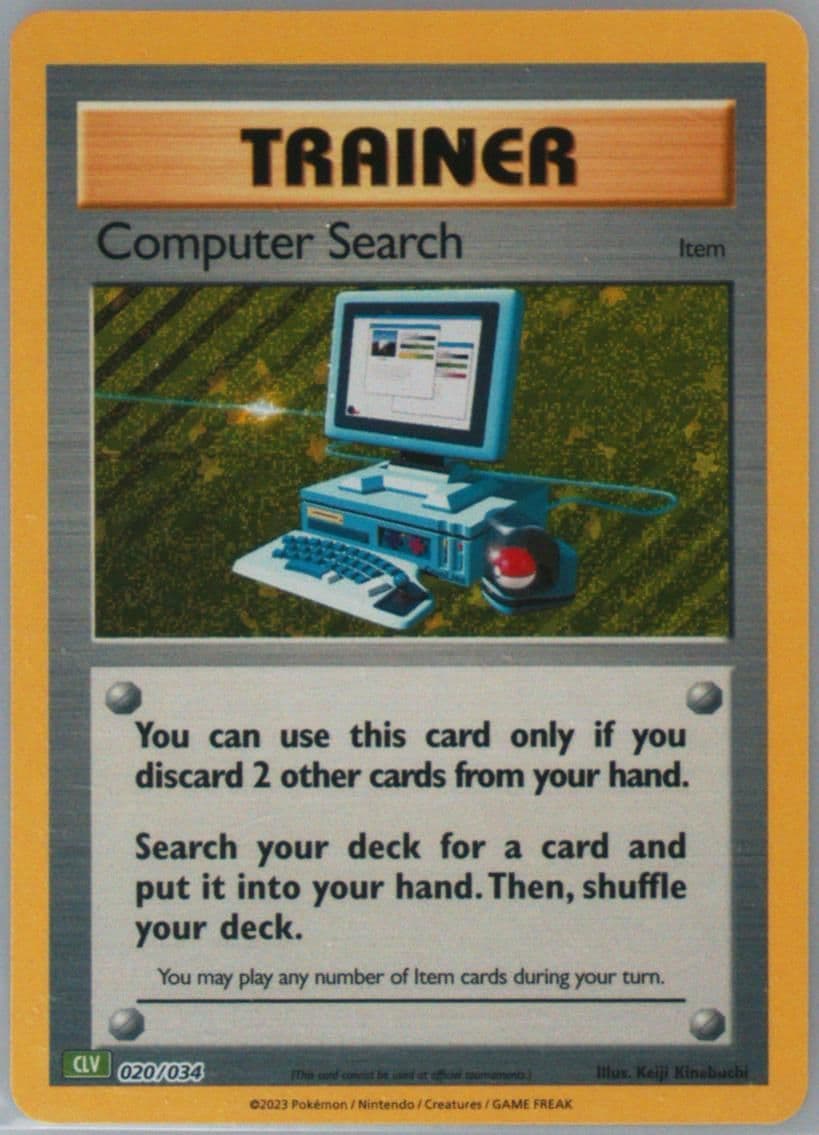 Computer Search (020) 2023 Pokemon CLV-Trading Card Game Classic Venusaur & Lugia EX Deck