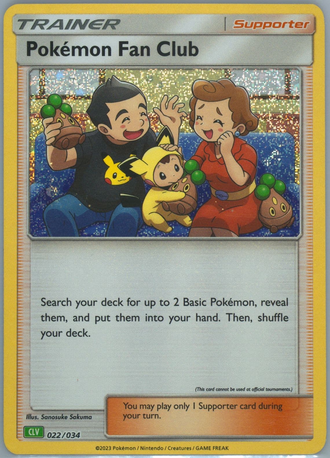 Pokemon Fan Club (022) 2023 Pokemon CLV-Trading Card Game Classic Venusaur & Lugia EX Deck