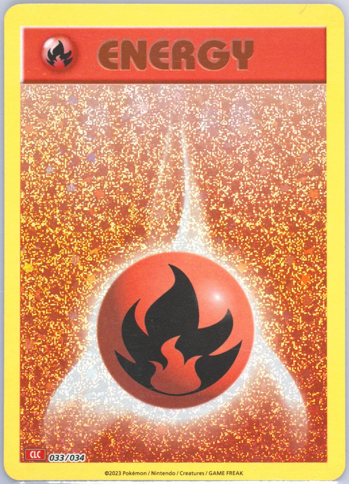 Fire Energy (033) 2023 Pokemon Clc-Trading Card Game Classic Charizard & HO-Oh EX Deck