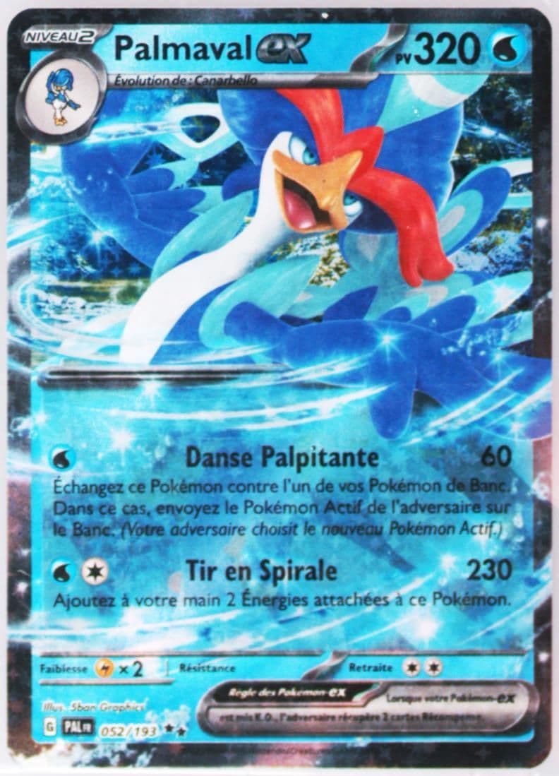 Quaquaval EX (052) 2023 Pokemon French Pal FR-Paldea Evolved
