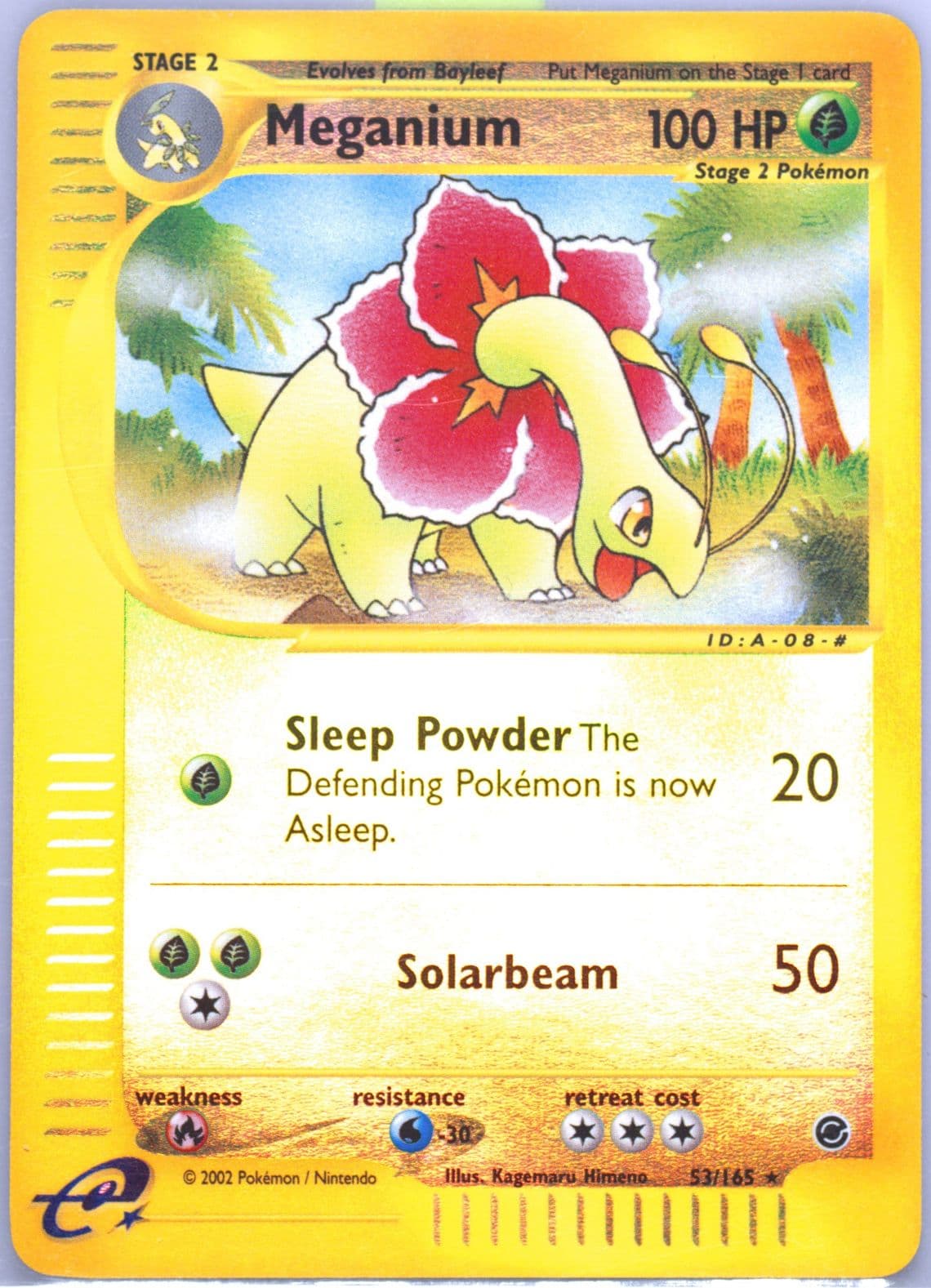 Meganium-Reverse Foil (53) 2002 Pokemon Expedition