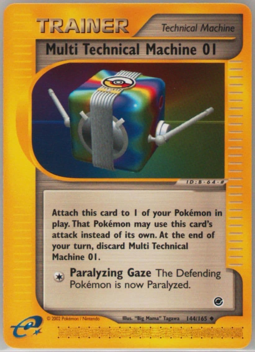 Multi Technical Machine 01 (144) 2002 Pokemon Expedition