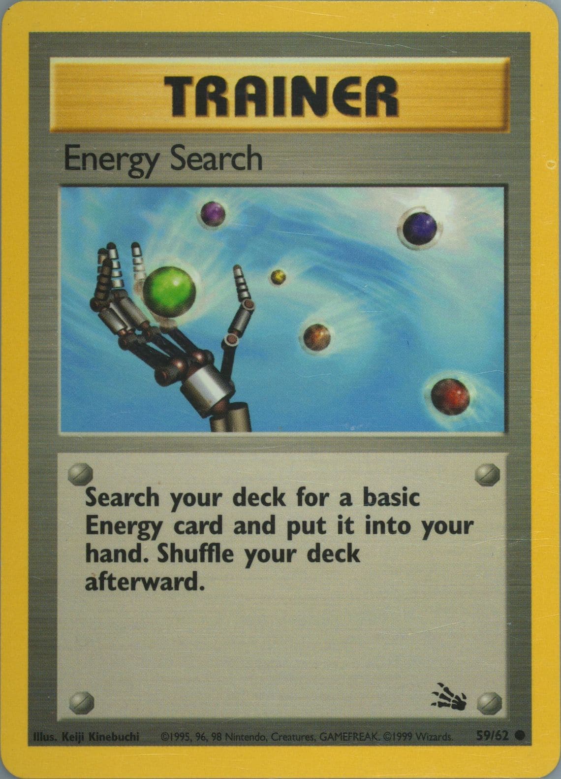 Energy Search (59) 1999 Pokemon Fossil