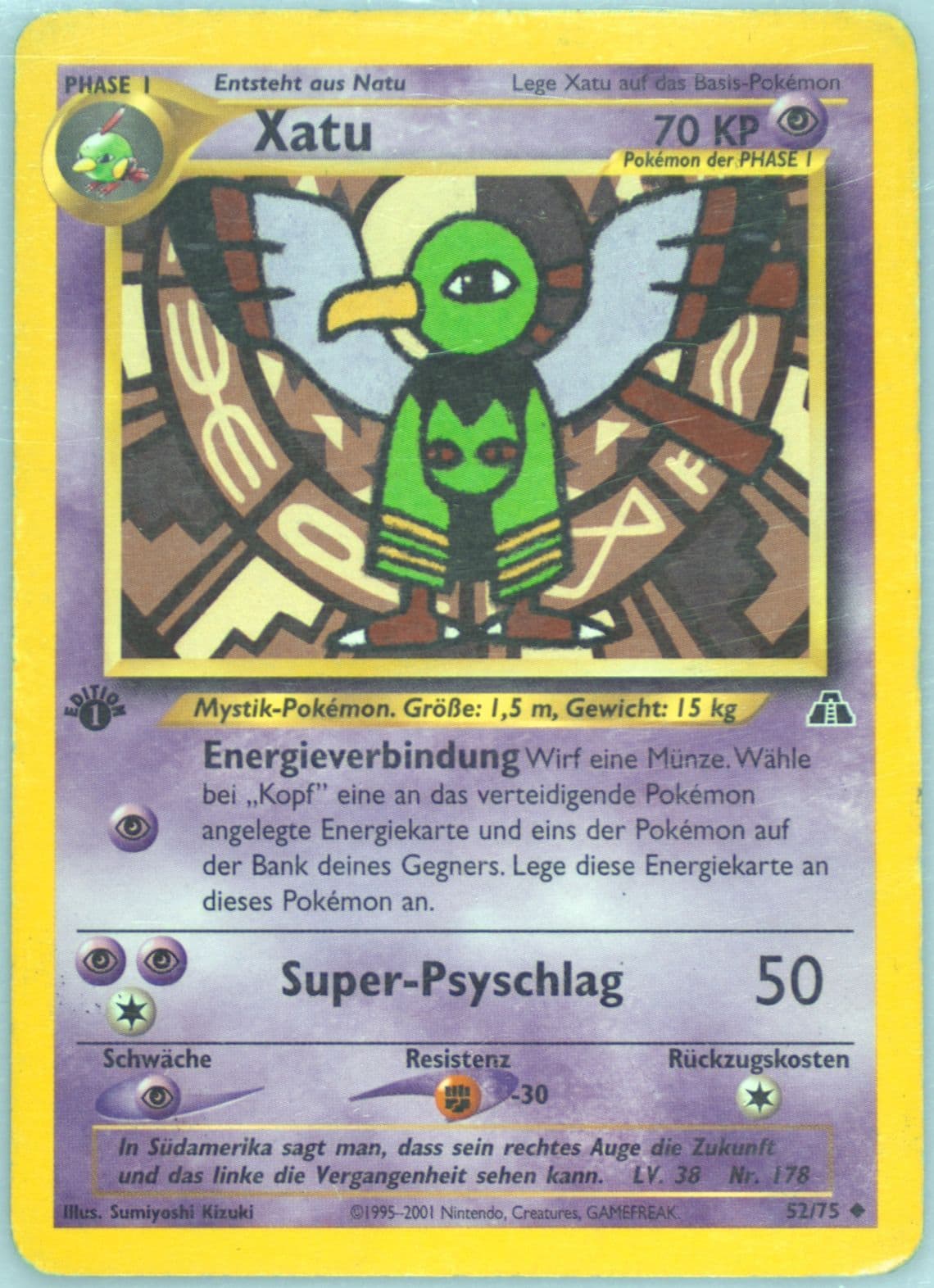 Xatu German-1st Edition (52) 2001 Pokemon Neo Discovery