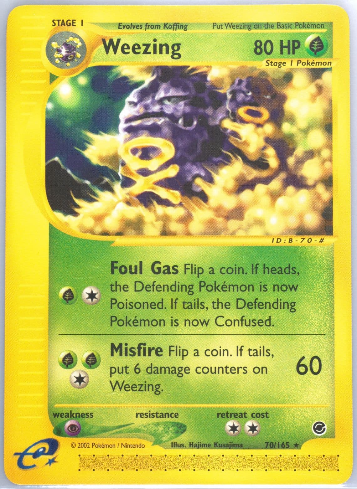 Weezing (70) 2002 Pokemon Expedition