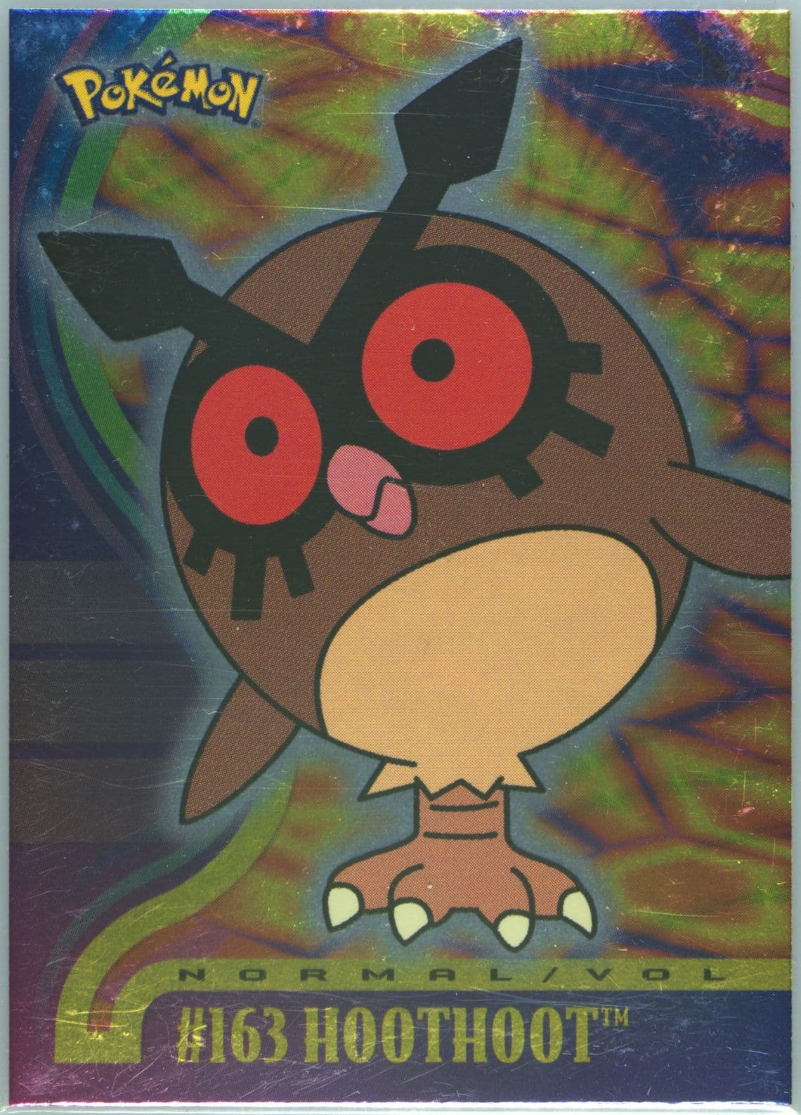 Hoothoot Foil-French (163) 2001 Topps Pokemon Johto Series 1