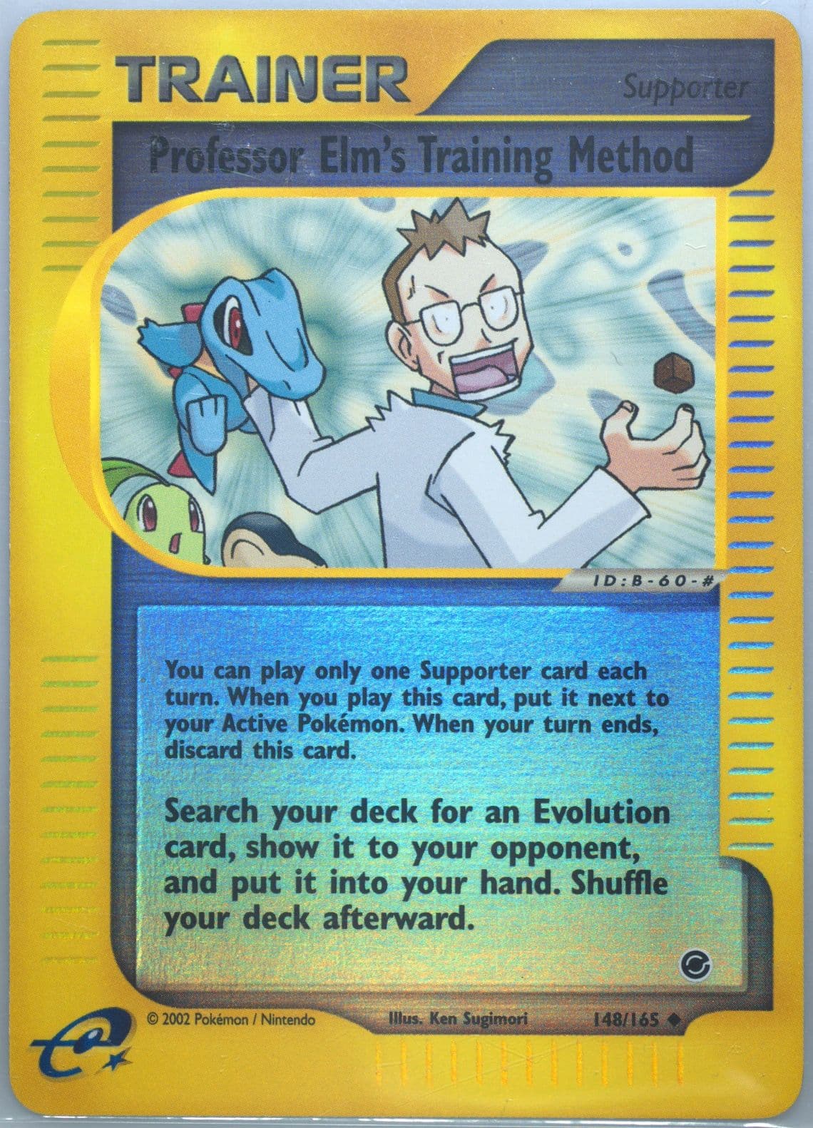 Professor Elm's Training Method-Reverse Foil (148) 2002 Pokemon Expedition