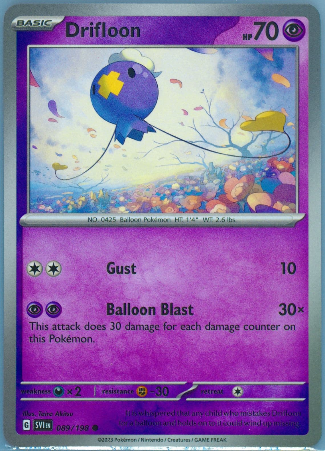 Drifloon (089) 2023 Pokemon Svi EN-Scarlet & Violet