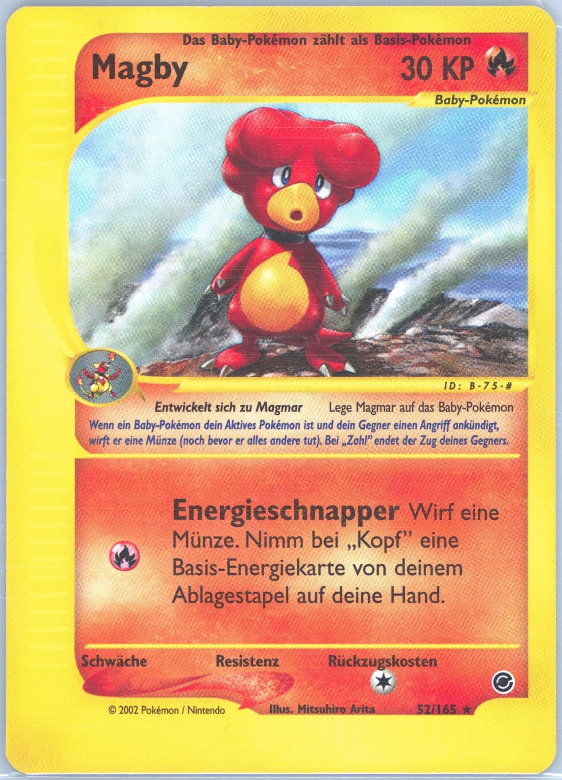 Magby German (52) 2002 Pokemon Expedition