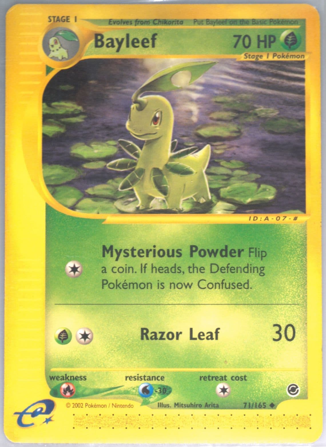 Bayleef (71) 2002 Pokemon Expedition