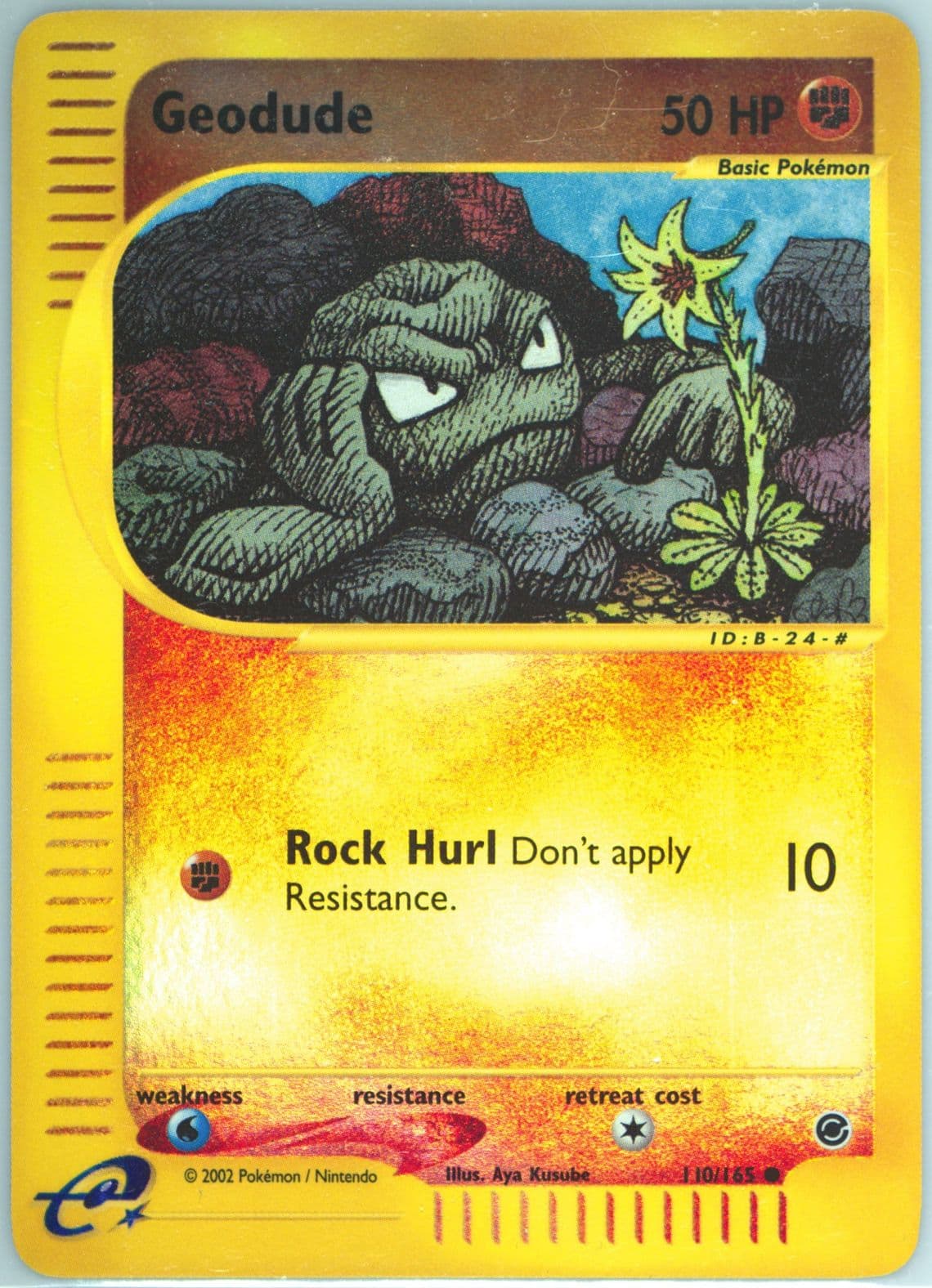 Geodude-Reverse Foil (110) 2002 Pokemon Expedition
