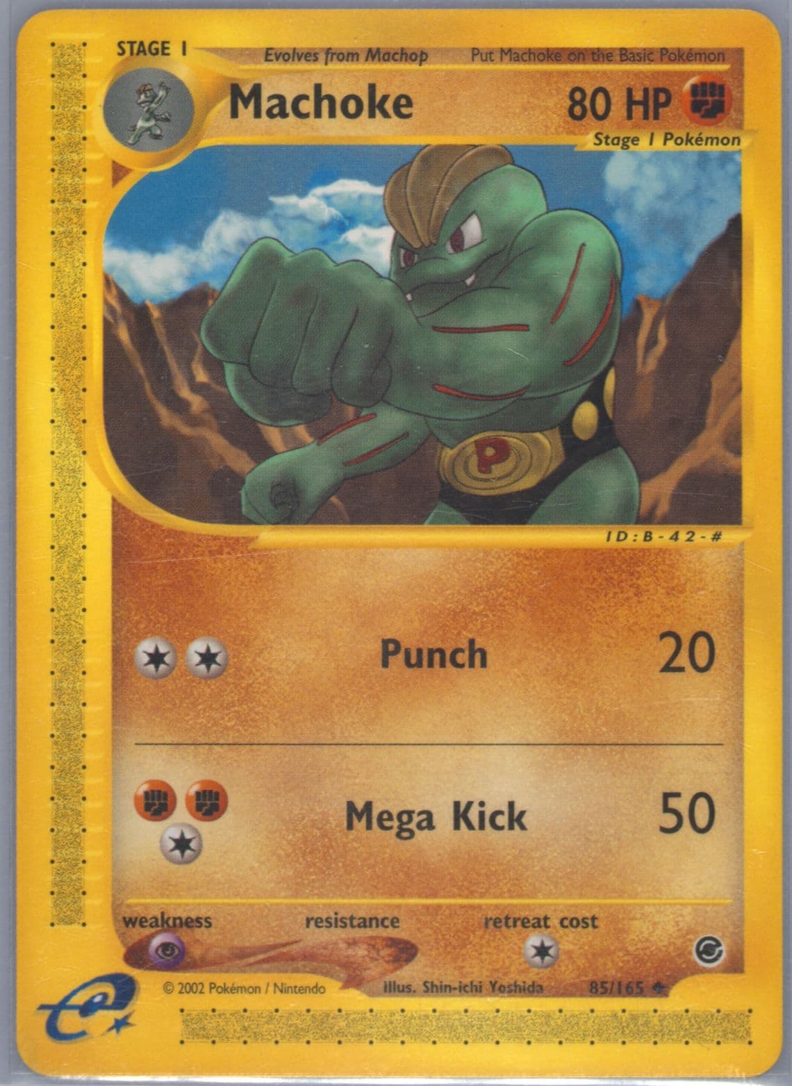 Machoke (85) 2002 Pokemon Expedition