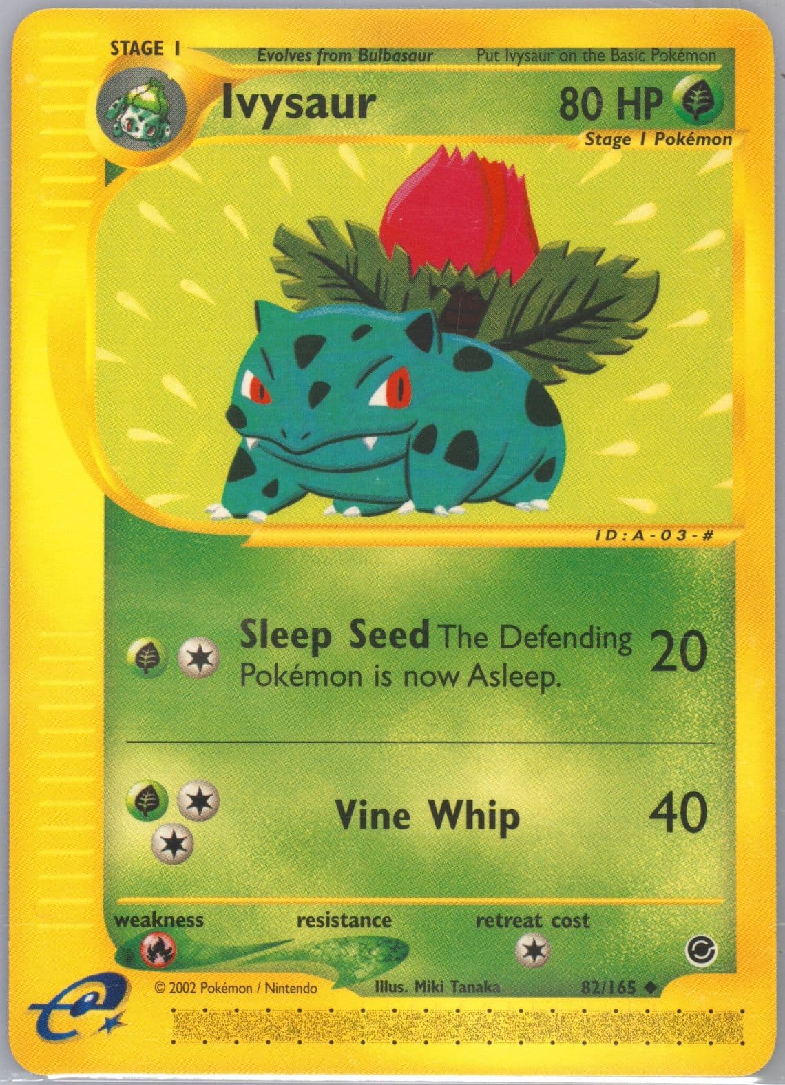 Ivysaur (82) 2002 Pokemon Expedition