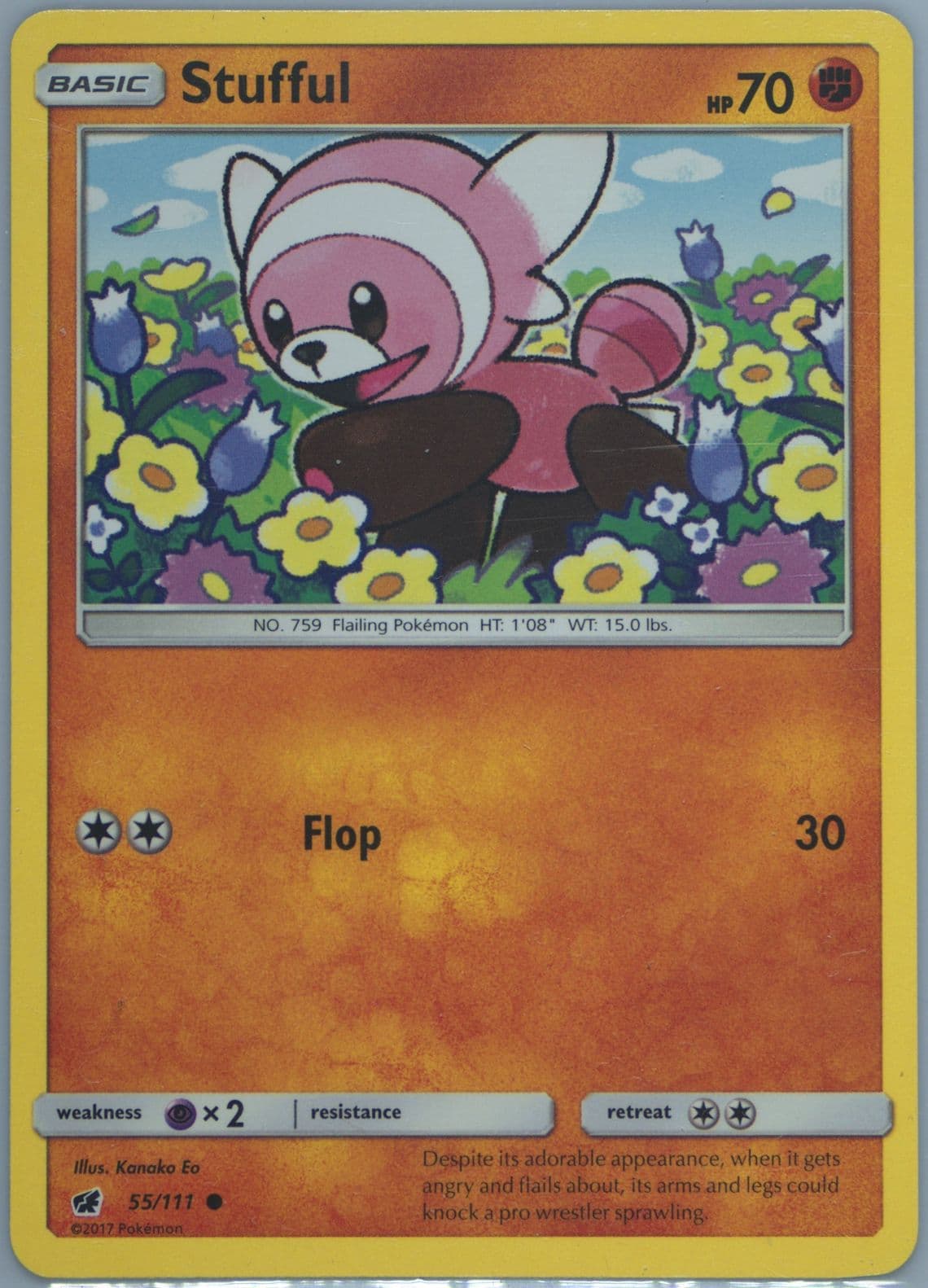 Stufful (55) 2017 Pokemon Sun & Moon Crimson Invasion